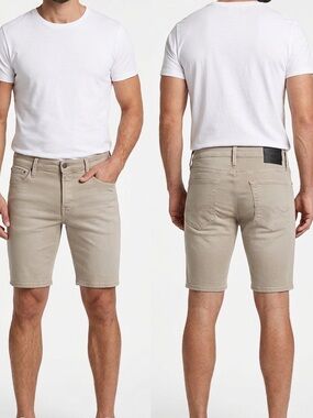 JACK & JONES Denim Men's Beige Tan Jean Shorts